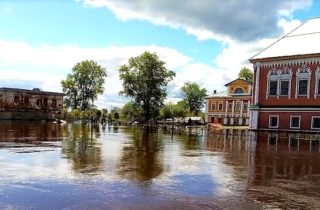 Фото. Наводнение в Палатах Строгановых